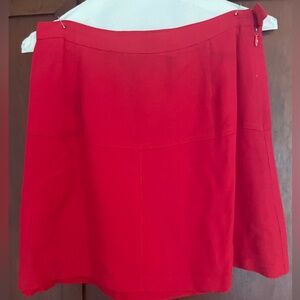 Mevisto red mini skirt size 10